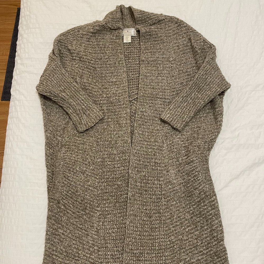 Ruby Moon Oversized Duster Cardigan Tan